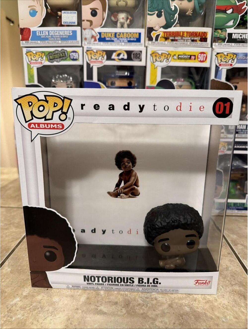 Funko Pop! Album Cover with Case: Notorious B.I.G. - Notorious B.I.G #01